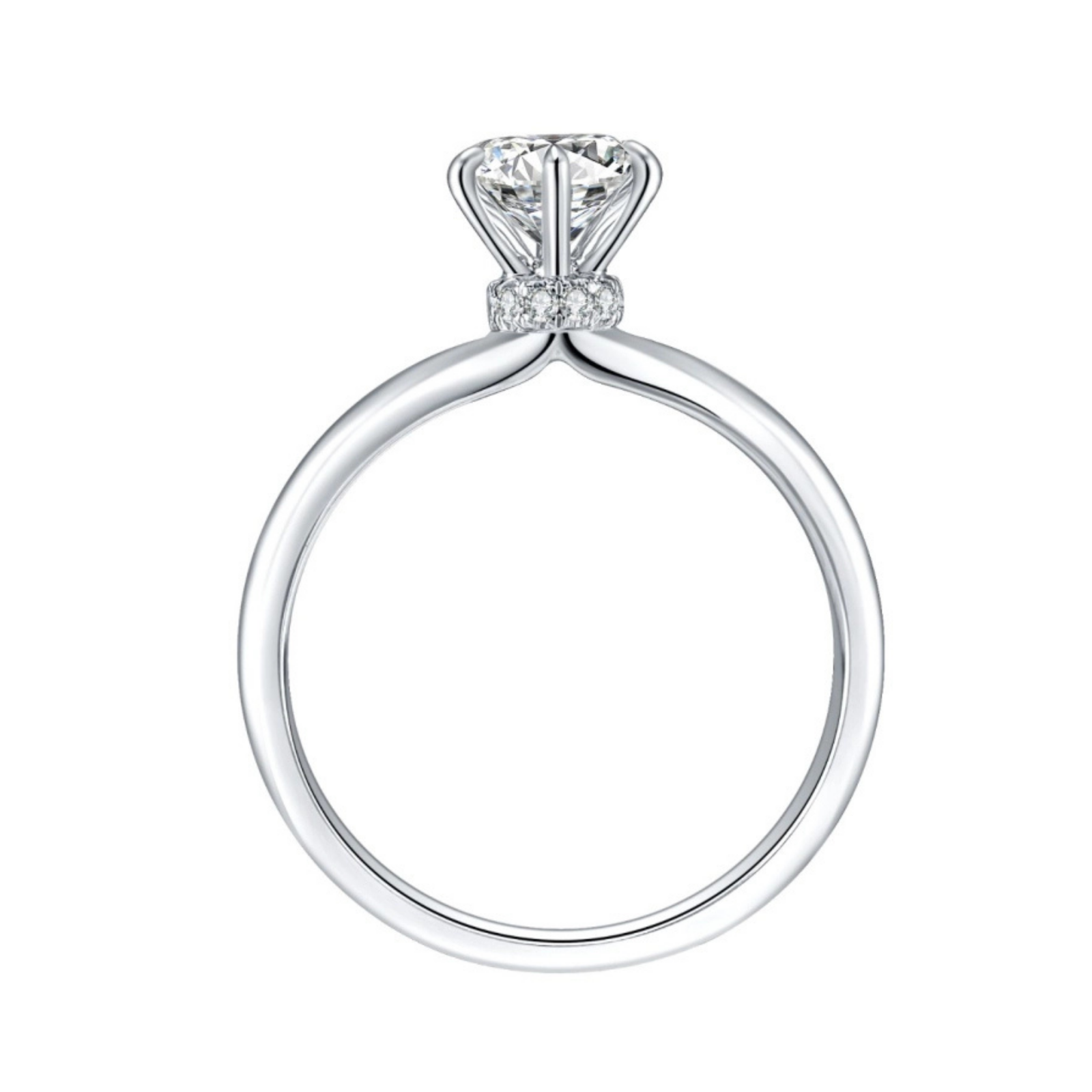 Roman & Co庐 Aerin Classic Solitaire Engagement Ring