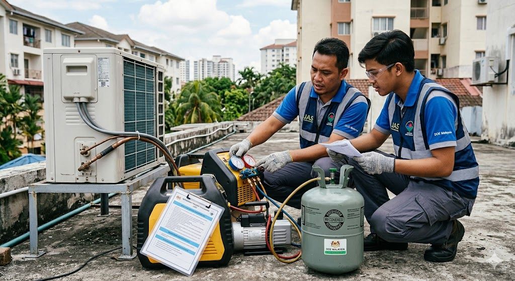refrigerant recovery procedures DOE Malaysia