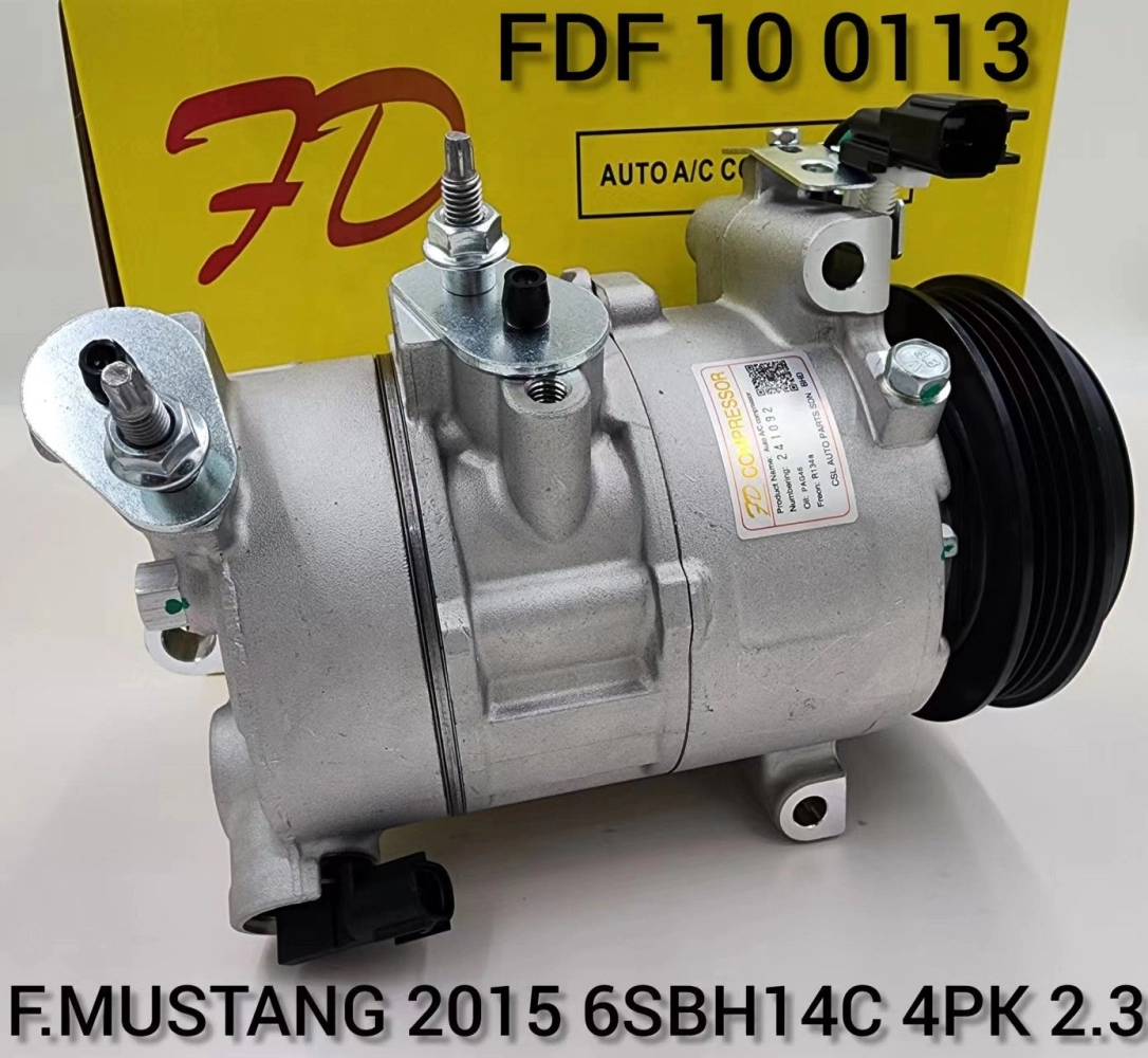 FDF 10 0113 F/Mustang 2.3 4PK 6SBH 14C Compressor (NEW)