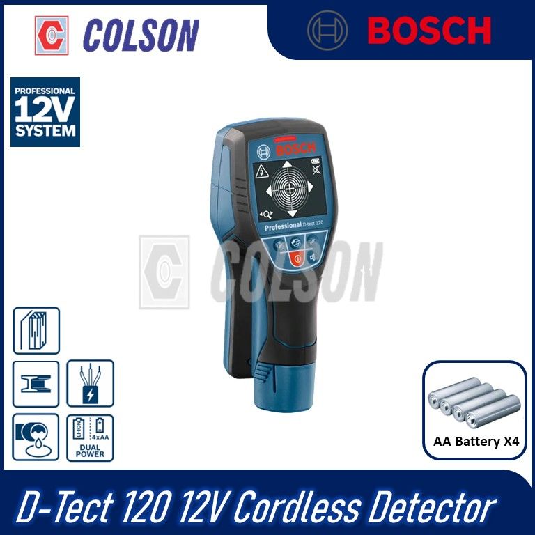 BOSCH D-Tect120 12V Cordless Detector