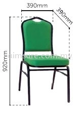 Banquet chair with epoxy leg AIM671E