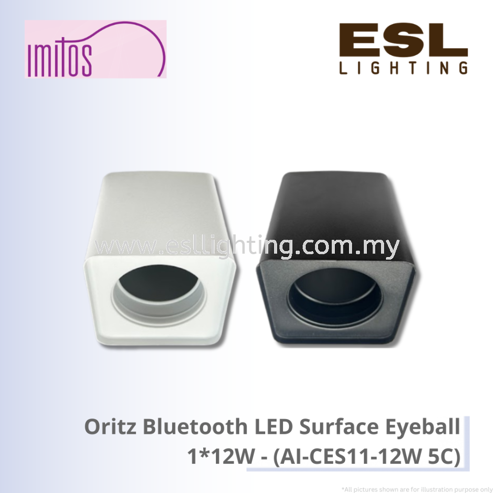 IMITOS Oritz Bluetooth LED Surface Eyeball 1*12W - AI-CES11-12W 5C
