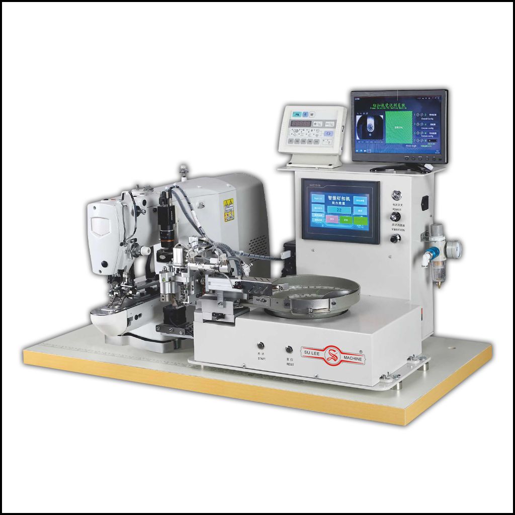 SU LEE/SL-120ABF-CM 带摄像头的自动纽扣送料机（用于商标定位）