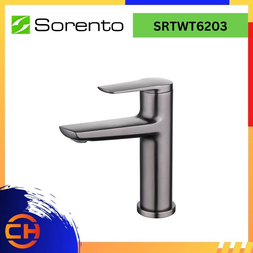 SORENTO BATHROOM FAUCET SRTWT6203 Basin Cold Tap Gunmetal