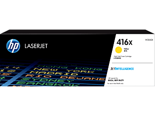 HP 416X High Yield Yellow Original LaserJet Toner Cartridge (~6,000 pages)