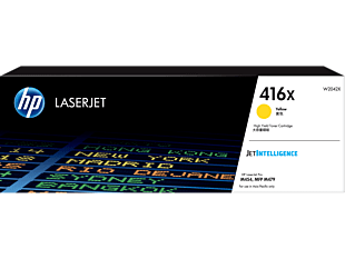 HP 416X High Yield Yellow Original LaserJet Toner Cartridge (~6,000 pages)