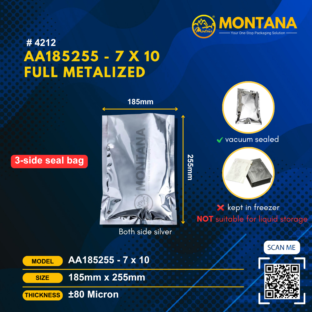 (4212) FULL METALIZED AA185255 - 7 x 10
