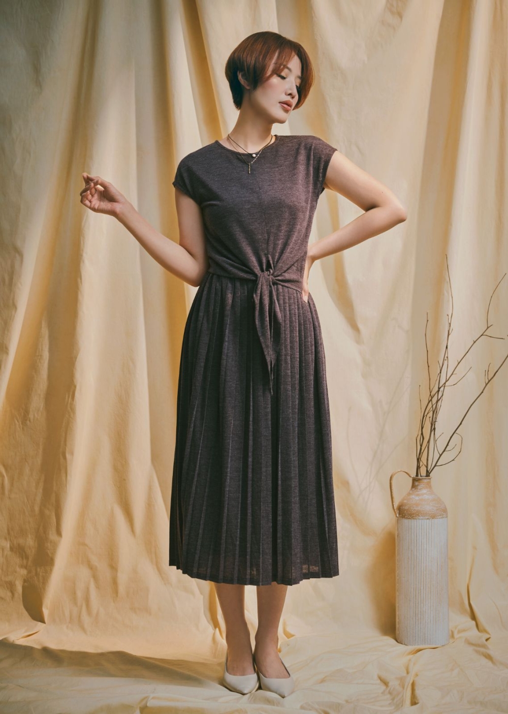 Maya Tie-Front Knot Top