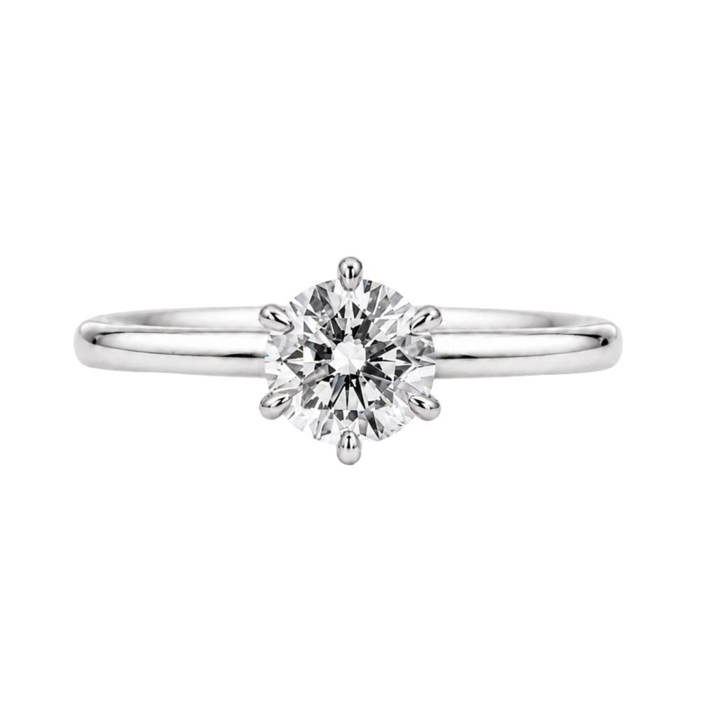 Roman & Co庐 Tessia Classic Solitaire Engagement Ring