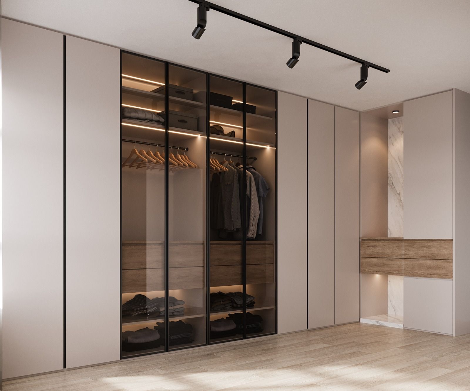 WALK IN CLOSET - SILVER - CC