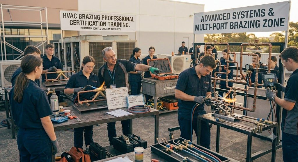HVAC brazing professional certification training