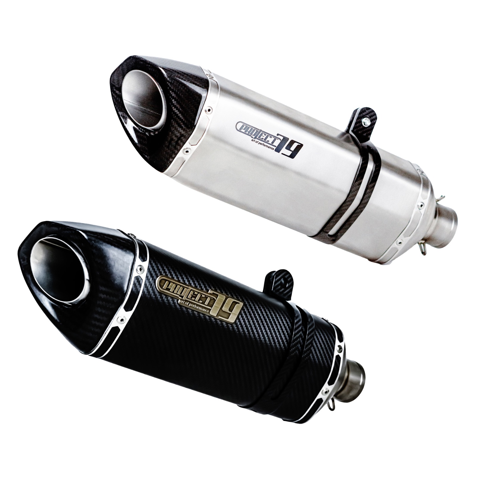 Project79 Titanium Universal Muffler 51mm/60mm QPM06TT / QPM55CB