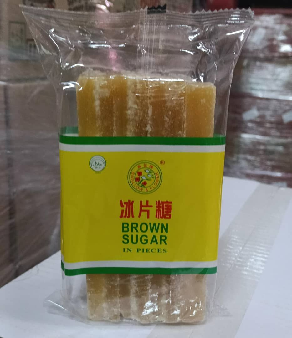燕花牌冰片糖S&F BROWN SUGAR IN PIECES 400G[50PACK/CTN]