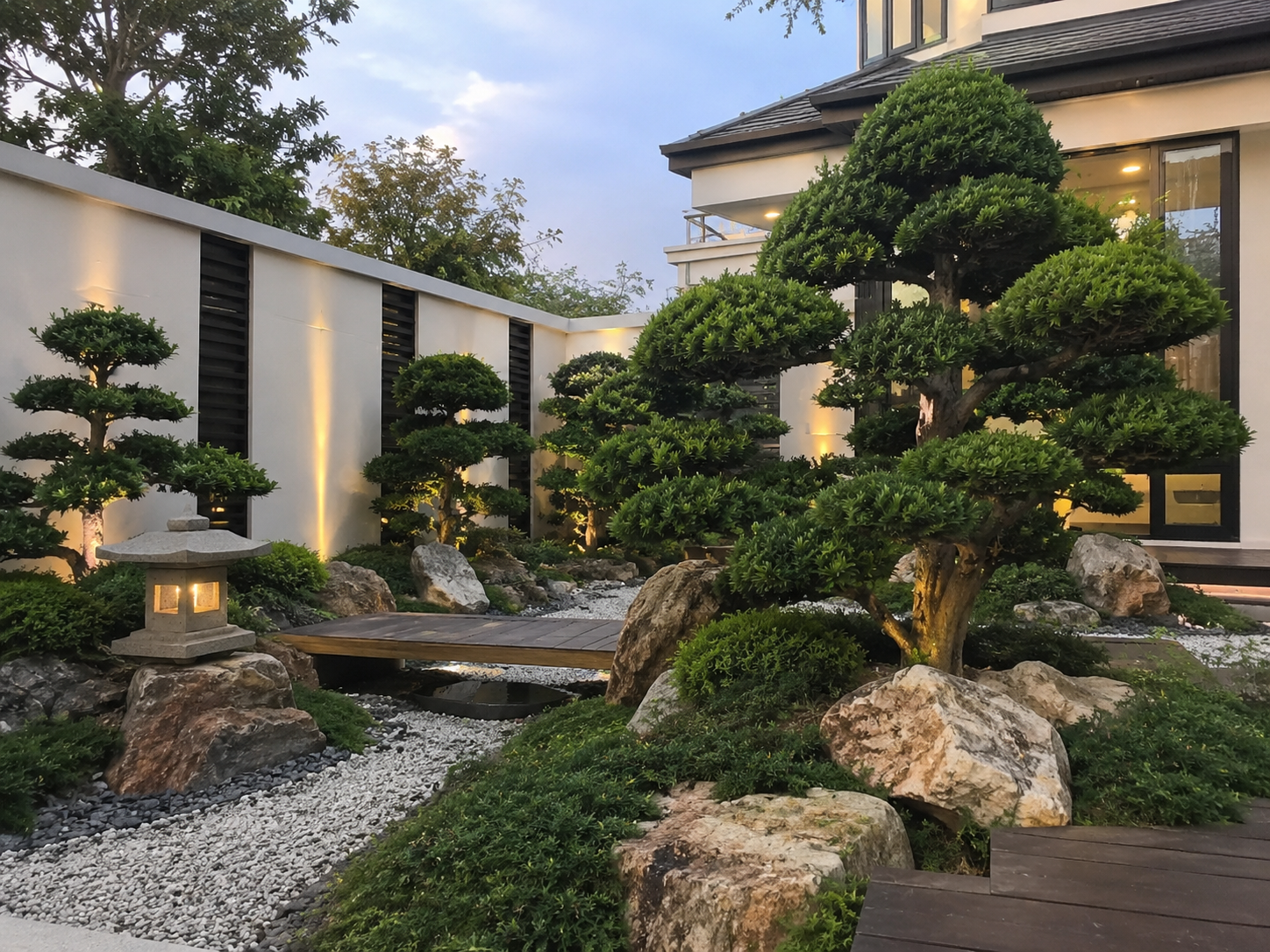 罗汉松造景设计与风水寓意｜马来西亚高端庭院景观设计专家 | LYT Natural Resources