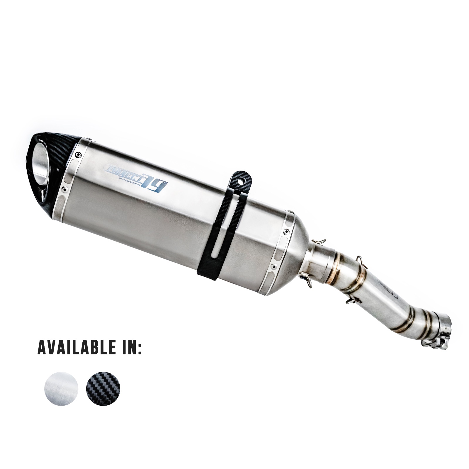 Project79 Stainless Steel Slip On Exhaust System with Titanium Muffler QPLH10 + QPM06TT / QPM55(51)CB for Honda NX500