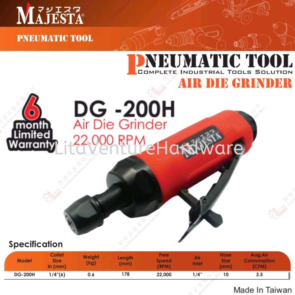 MAJESTA BRAND AIR DIE GRINDER - DG200H