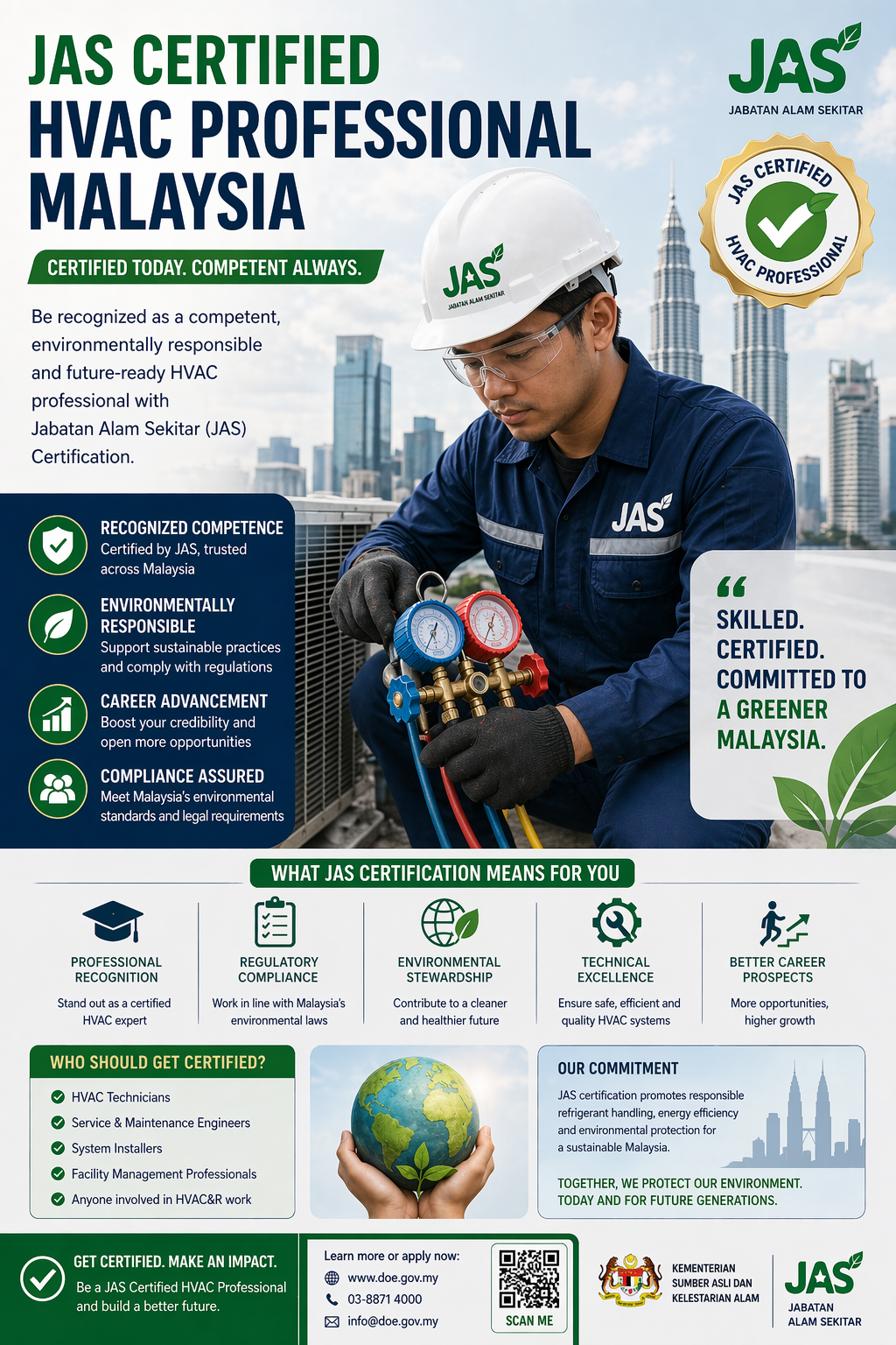 JAS certified HVAC professional Malaysia