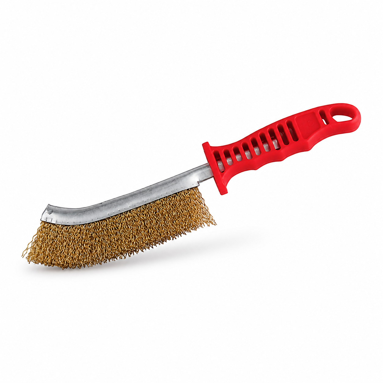 MR.MARK Professional Copper Steel Brake Cleaning Brush, Curved Wire Brush | BP-DBR-COP