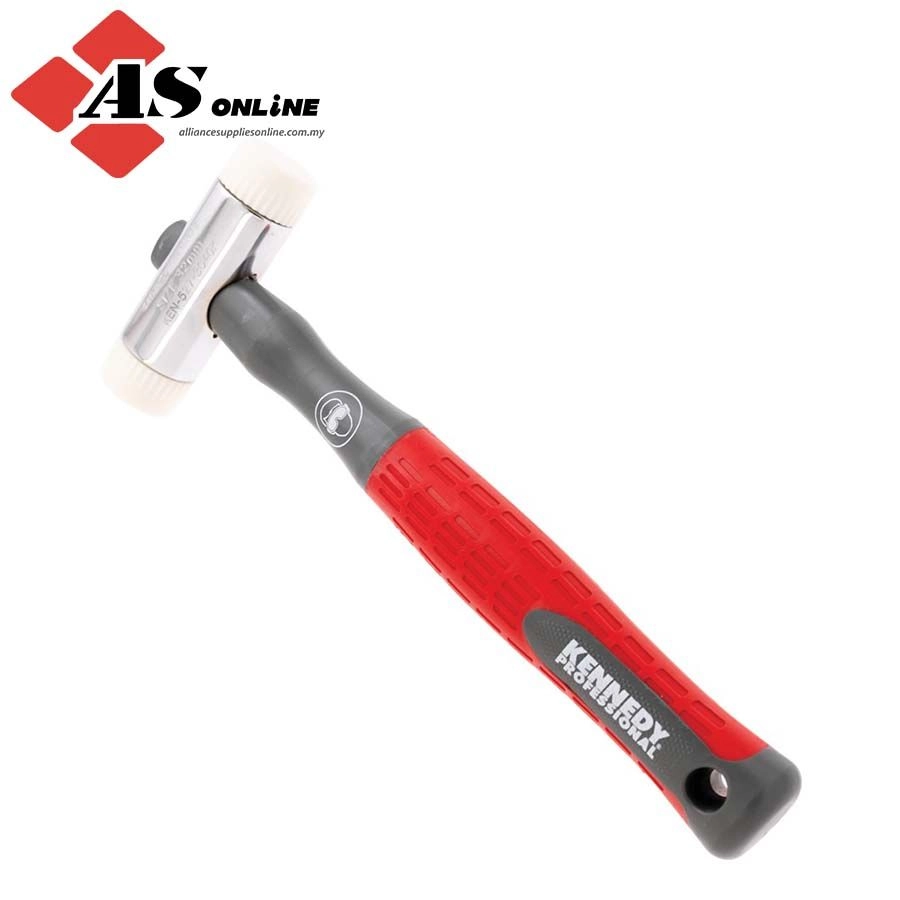 KENNEDY Nylon Hammer, 435g, Polypropylene Shaft, Replaceable Head / Model: KEN5273040K