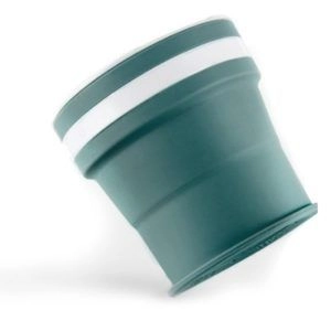 Collapsible Silicone Mug with Cover - 350ml