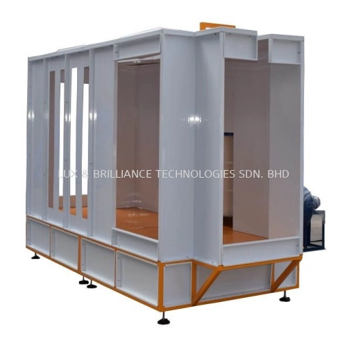 Automatic Powder Coating Booth System for LPG Tank / Fire Extinguisher