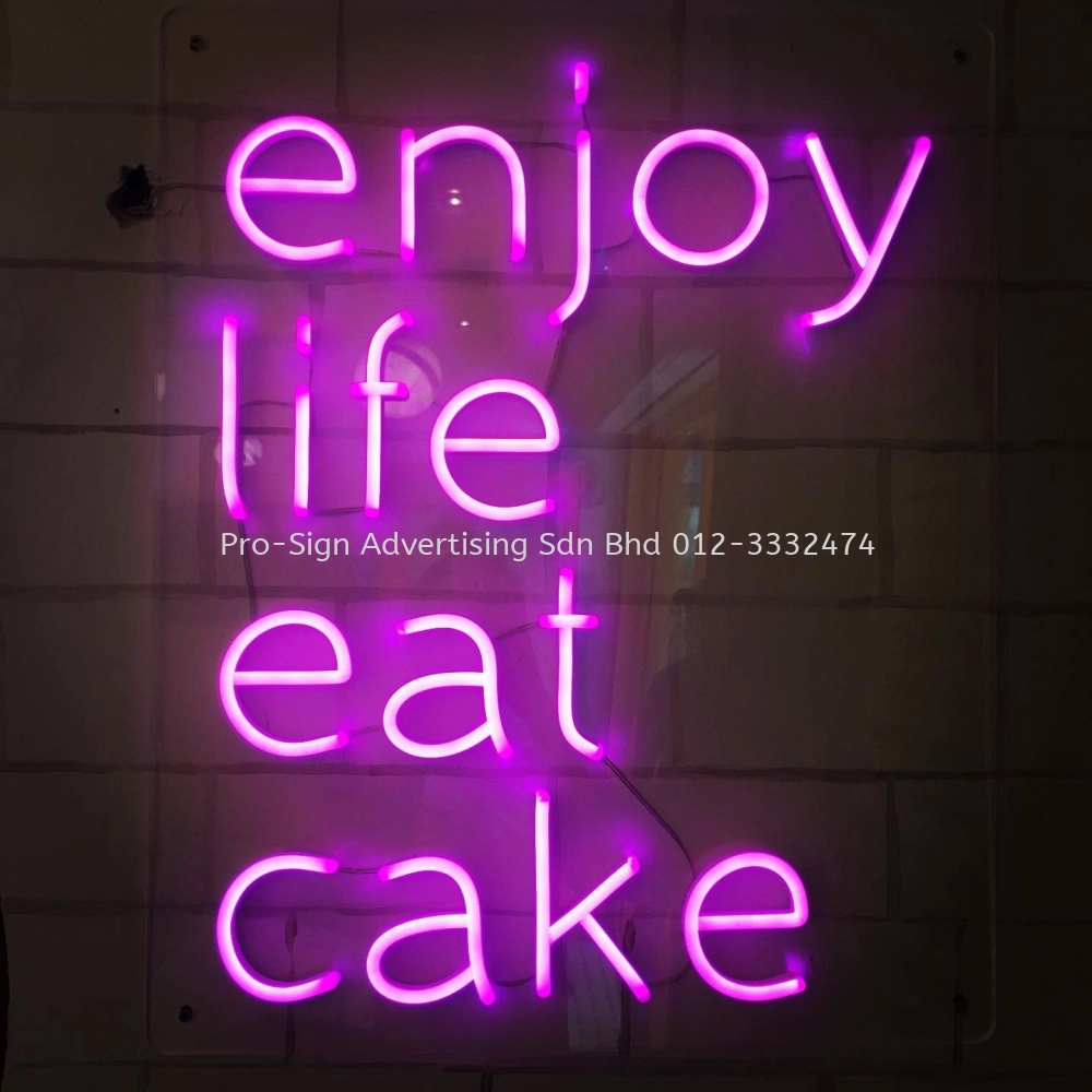 LED FLEX NEON (EAT CAKE TODAY, KL, 2020)