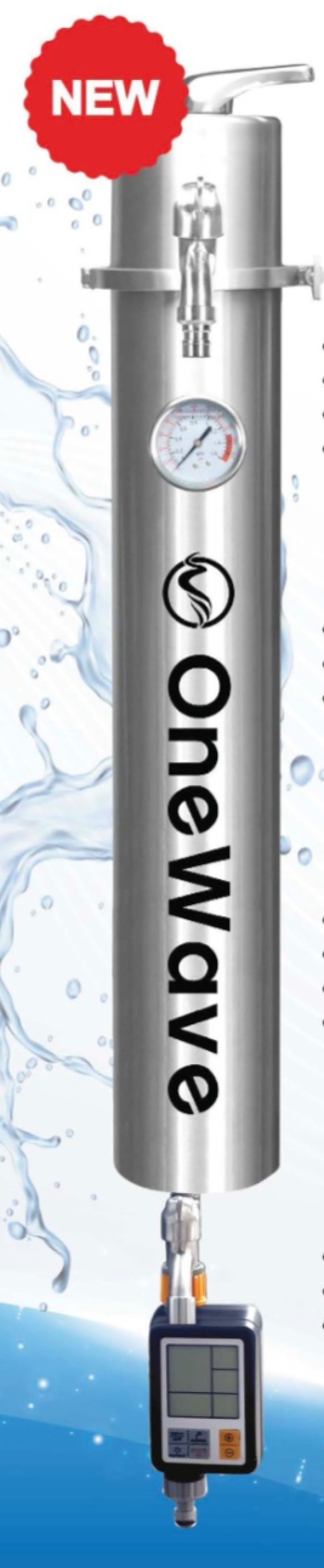 Onewave OWM5000 Double Backwash PVDF Membrane Water Filter – 5000L/hr Ultrafiltration System with Hidden Pipe Design & 0.01 Micron Filtration