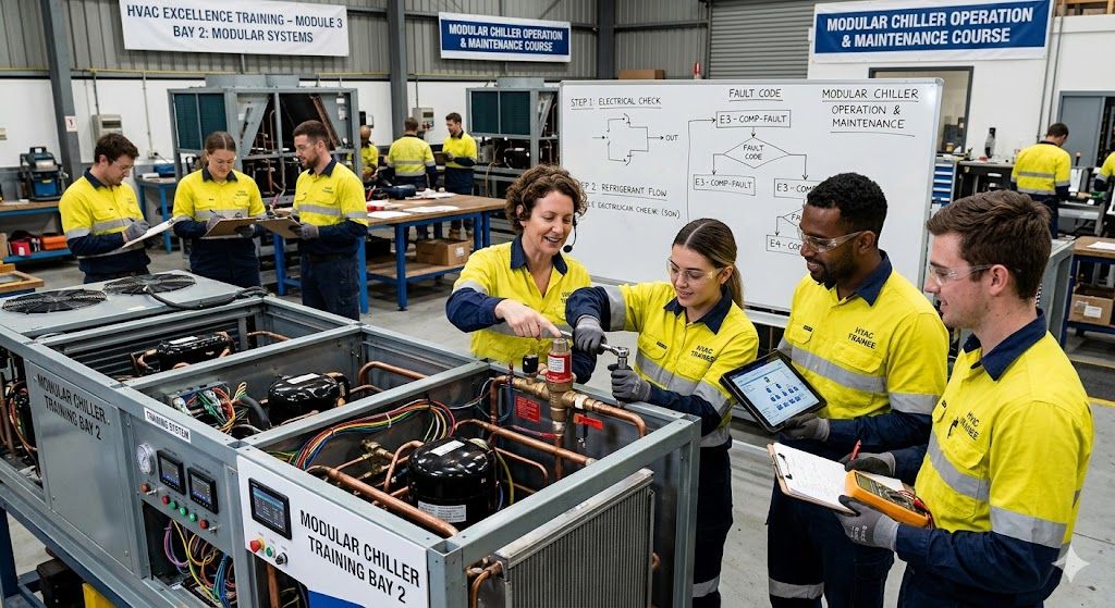 Modular chiller operation and maintenance course