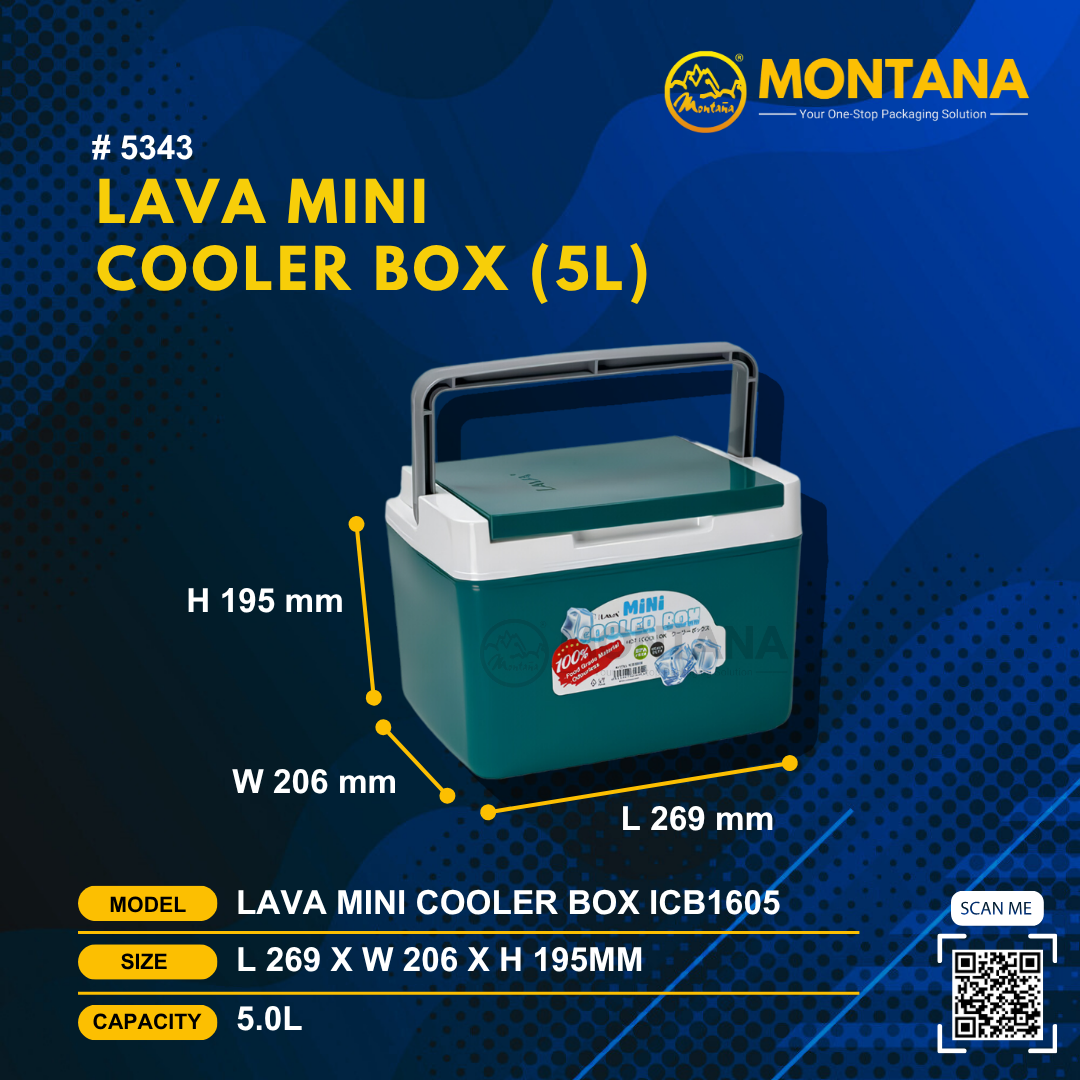 (5343) LAVA MINI COOLER BOX (5L)