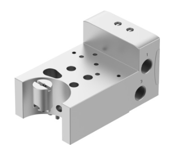 Festo VABA-C13 Adapter Plate for VTOP Valve Terminal (Product Nos.: VABA-C13-100-1-F90-G12 / VABA-C13-100-2-F90-G12 / VABA-C13-100-1-F90-G12-G14 / VABA-C13-100-2-F90-G12-G14) – Pneumatic Extension Module, Interface between VTOP, Pneumatic Drive and Positioner, VDI/VDE 3847-2, IP65 | Malaysia Supplier