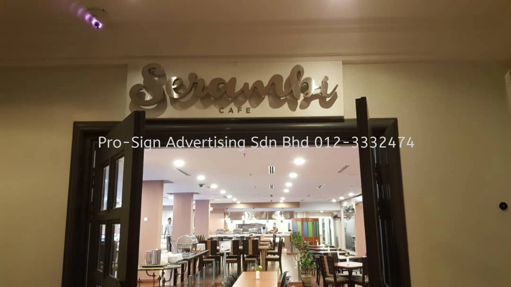 STAINLESS STEEL LED BACKLIT (SERAMBI, KL, 2018)