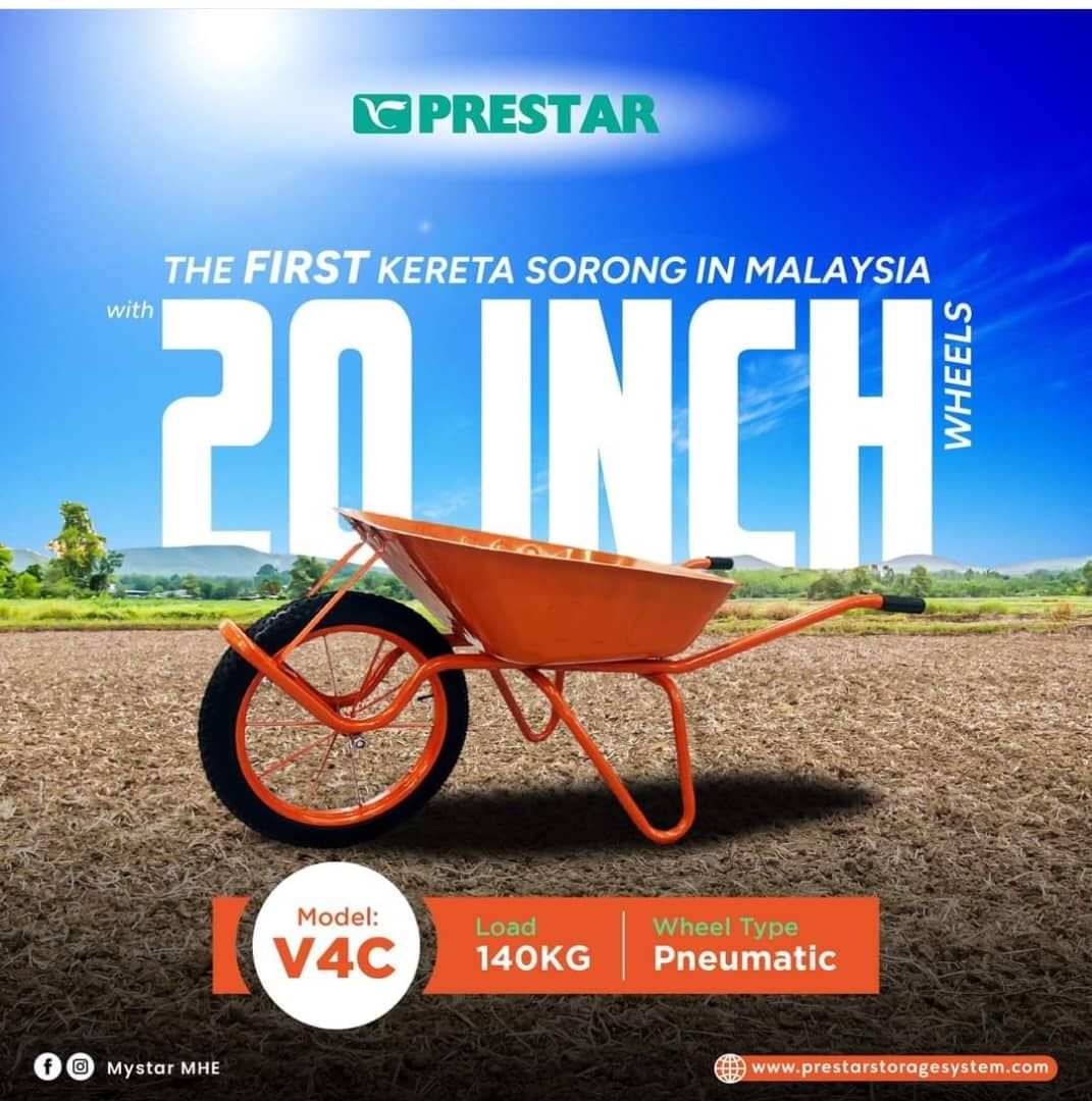 Prestar 20 inch Wheel Wheelbarrow