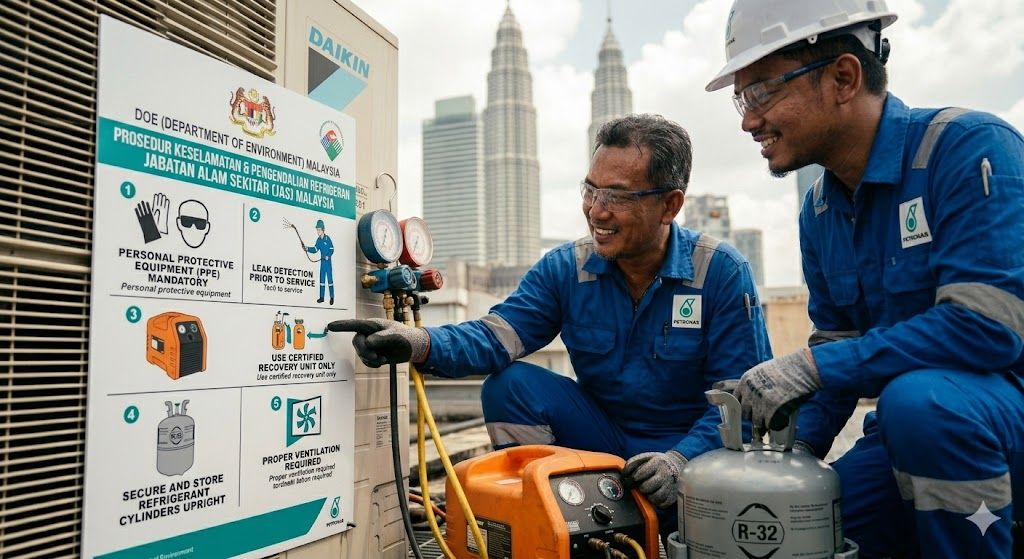 refrigerant safety procedures Malaysia DOE