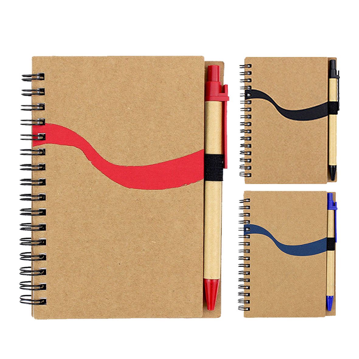 Eco A6 Notebook with Pen 0136