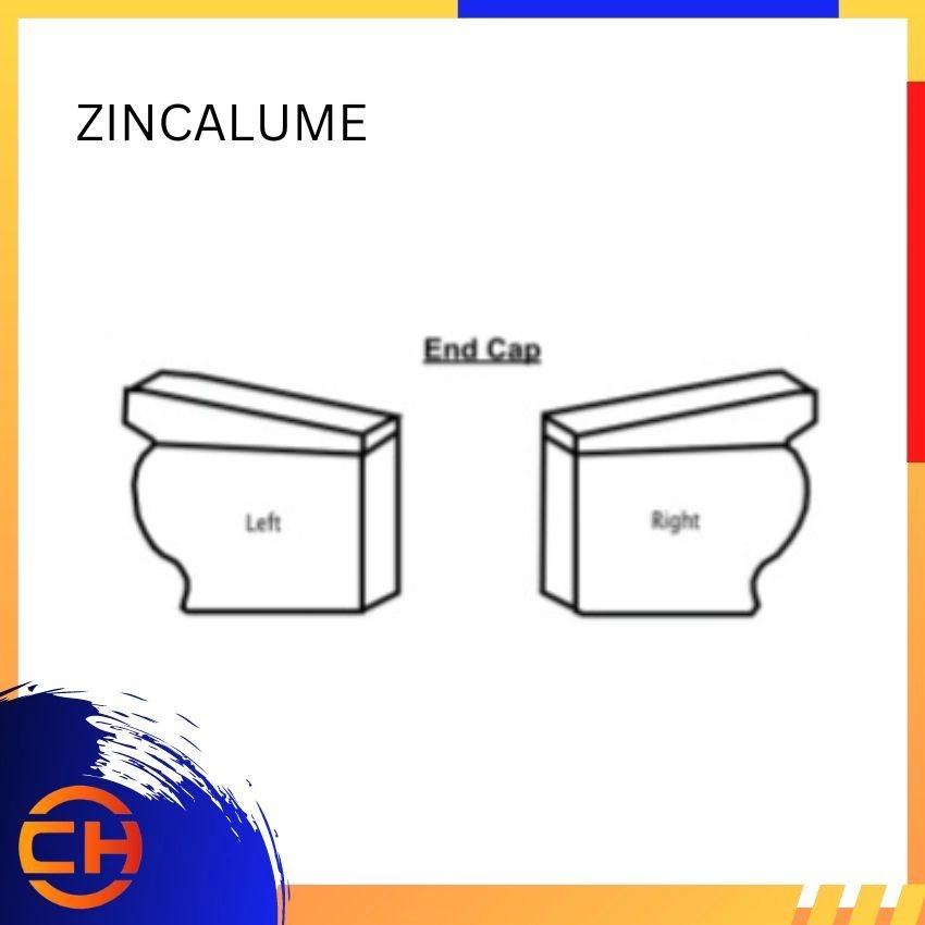 ZINCALUME | COLORCOIL PPGI | STAINLESS STEEL SUS 304/2B END CAP ROLL FORMING METAL GUTTER 