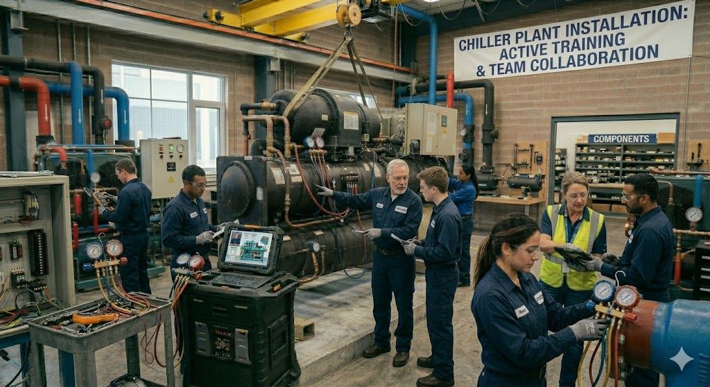 Chiller plant installation training