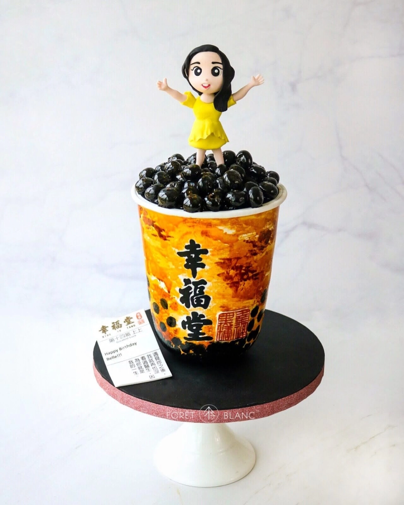 Bubble Tea Lover Cake