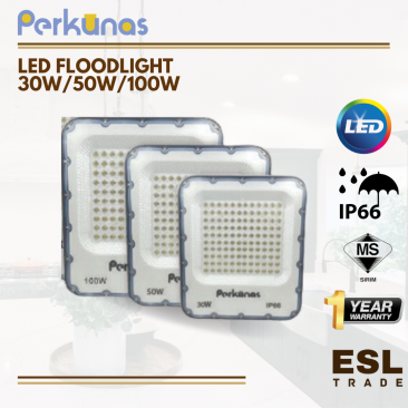 PERKUNAS LED FLOODLIGHT 30W/50W/100W