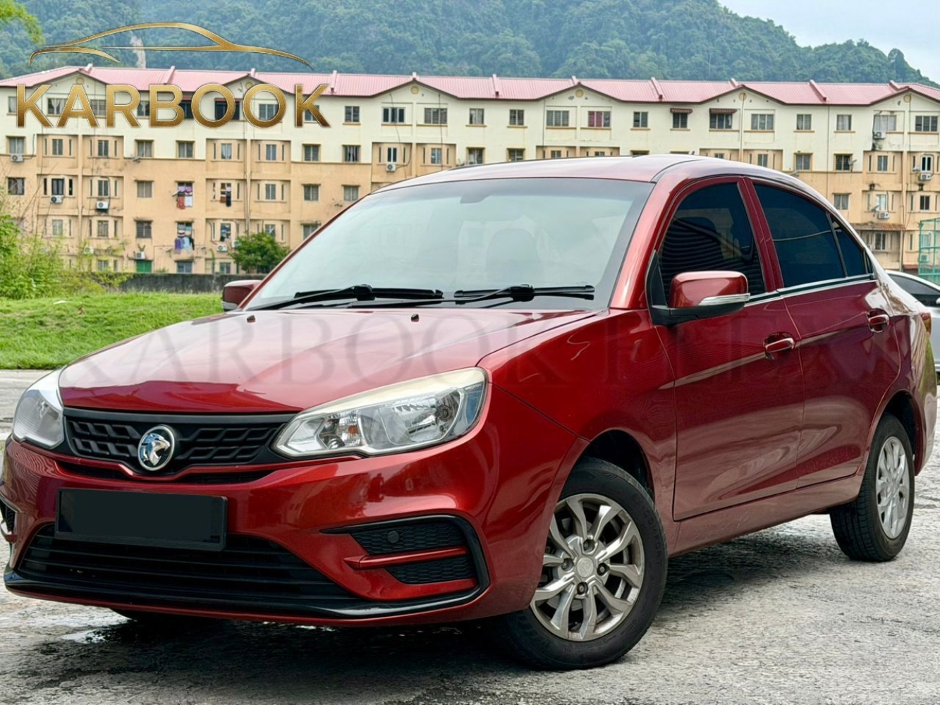 Proton Saga 1.3L CVT 2022 β Red