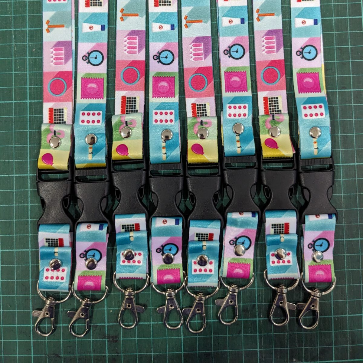 Custom Lanyard Printing Sabah | 2-Sided Full Colour Safety Buckle 20mm 25mm 30mm Dye-Sublimation Kota Kinabalu
