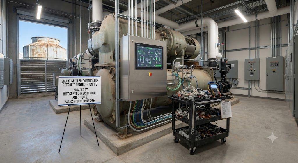 Smart chiller controller installation