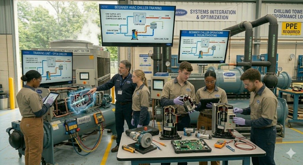 beginner HVAC chiller training