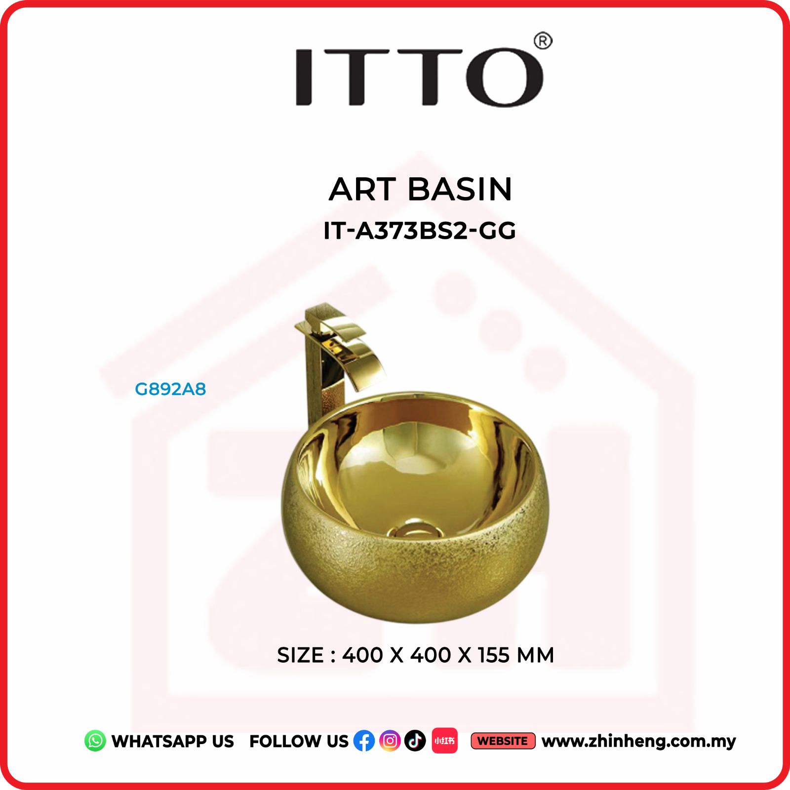 ITTO ART BASIN IT-A373BS2-GG