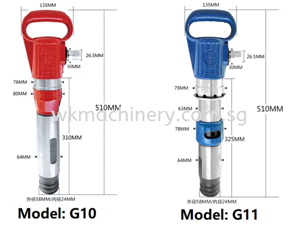 WK-G10 / WK-G11 Air Chipping Hammer