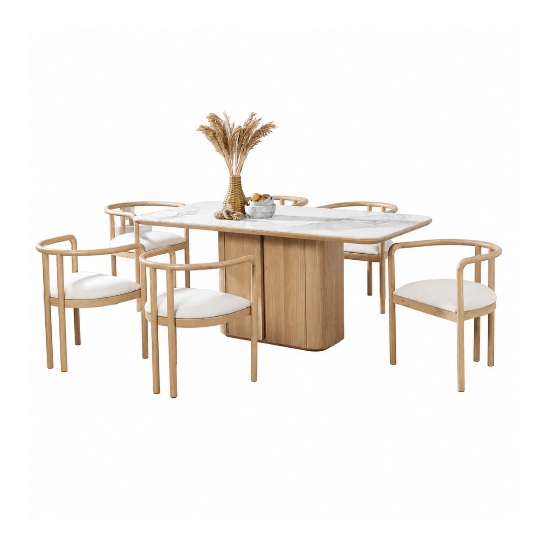 MERIDIA 6 Seater Dining Set