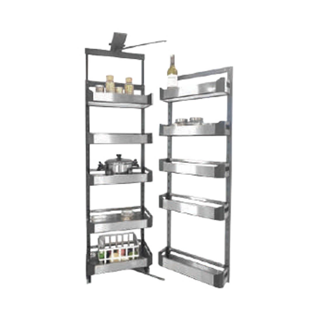 2-Tier Pull-Out Unit with Dish Rack #BLP-AS30-564-SS