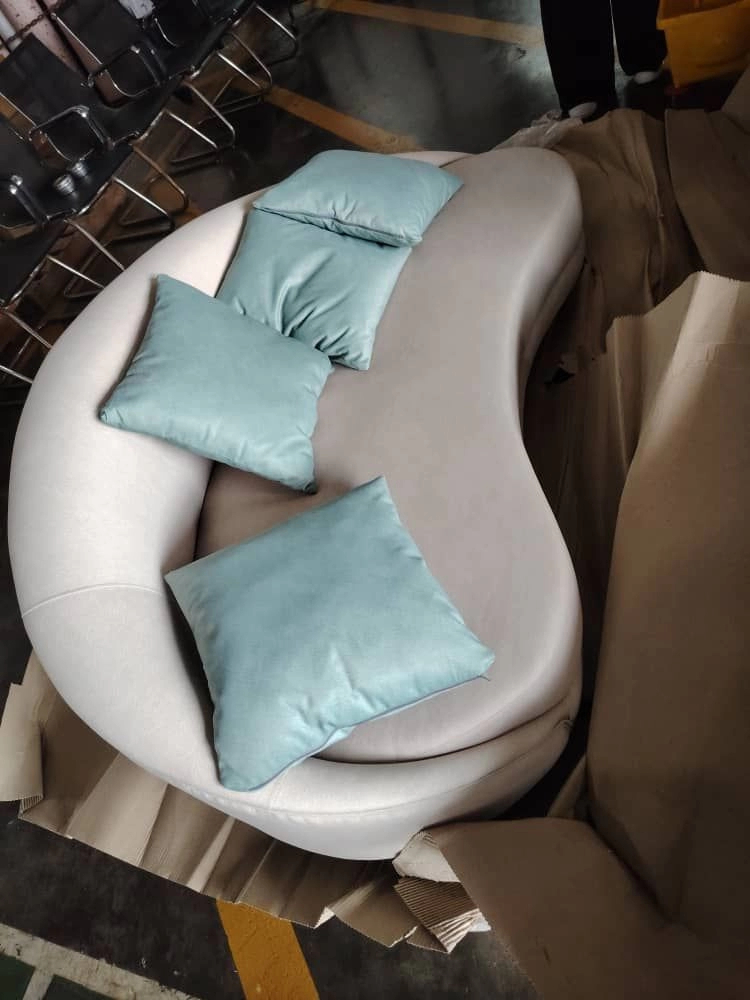 Custom Curved Sofa | Easy Clean Fabric Sofa | Sofa Furniture  | Commercial Furniture Sofa Supplier Manufacturer | Sunway | Kl | Penang | Kedah | Shah Alam | Cheras | Bukit Jalil | Johor Bahru 