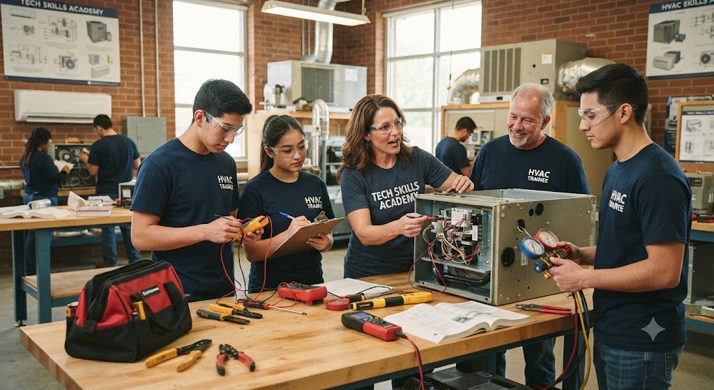 HVAC repair technician course