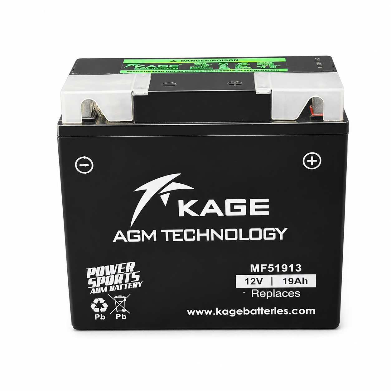 YT19B KAGE - Bateri BMW R1200RT (2005-2013)/R1100GS (1994-2000)/R1150GS,R (2000-2005)/K1200LT,GT,RS,S (1999-2005)