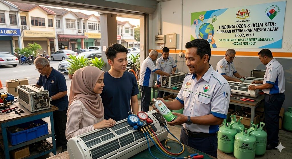 sustainable ozone refrigerant management Malaysia